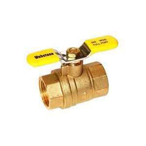  Webstone Valve 41704SSW N/A 1 Full Port Forged Brass Ball 