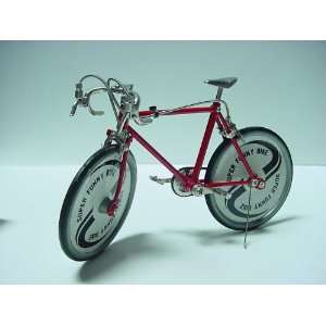  1/10 Scale Diecast Metal Super Funny Bike in Red Color 