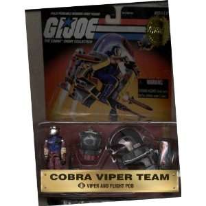  G.I. Joe Cobra Viper Team Viper and Flight Pod Toys 