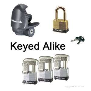  Master Lock   5 Trailer Locks Keyed Alike #5KA 37937 4 