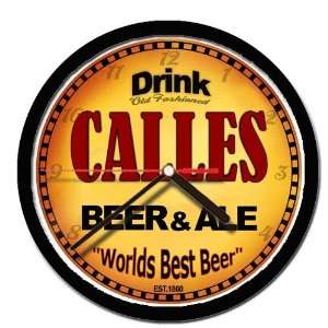  CALLES beer and ale cerveza wall clock 