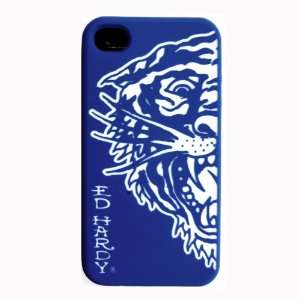  Tiger Apple iPhone 4 Protective Skin Silicone Gel Case Back Cover 