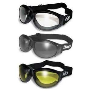 Red Baron Motorcycle Eliminator Padded Goggles Airsoft Googles Clear 