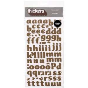    Thickers Foam Alphabet Stickers 6X11 Sheet Giggl