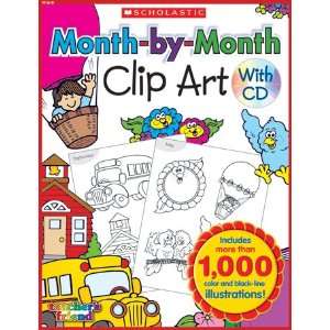  TEACHERS FRIEND MONTH BY MONTH CLIP ART BOOK Everything 