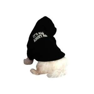 DOGGIE DUDS HOODED SWEATSHIRT ITS ALL ABOUT ME BK LG Pet 