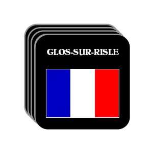  France   GLOS SUR RISLE Set of 4 Mini Mousepad Coasters 