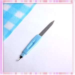   Tool Nail Flie Care Blue Plastic Handle 2 Ways Nail B0149 Beauty