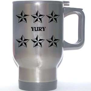  Personal Name Gift   YURY Stainless Steel Mug (black 