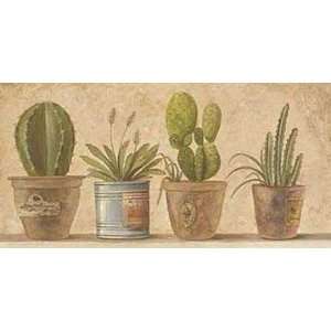  Flowerpot Of Cactus 1    Print