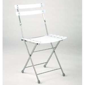  ItalModern 31270 Caine Folding Chair Set of 4  Clear 