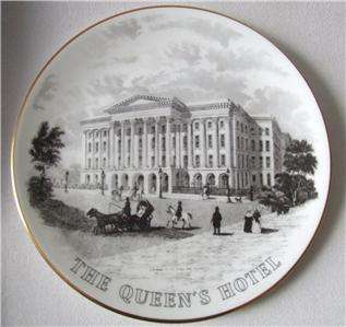 ROYAL DOULTON THE QUEENS HOTEL CHELTENHAM PLATE BOXED  