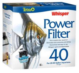 Whisper Power Filter 40 20 40 Gal  