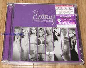 BRITNEY SPEARS The Singles Collection KOREA CD + DVD SE  