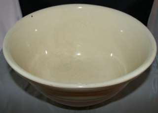 Mc Coy # 12 Crock Mixing Bowl Cream with Blue and Pink  
