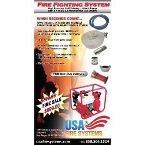    High Pressure Fire Fighting System Gas Engine New Electronics