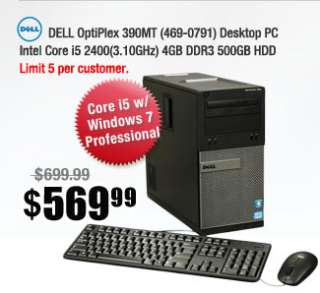 Business   July 4th Special $289.99 DELL 2GB Intel Core i3 