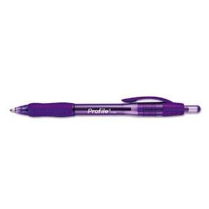  Paper Mate® Profile Retractable Ballpoint Pen, Purple Ink 