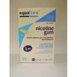  Nicotine Gum, 2 mg., original flavor, 110 pieces Health 