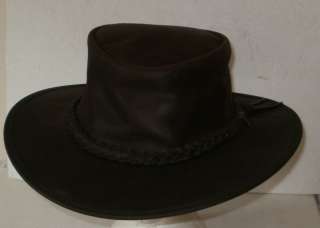 AUSSIE STYLE WIDE BRIM LEATHER HAT SELECTION EX SAMPLES  