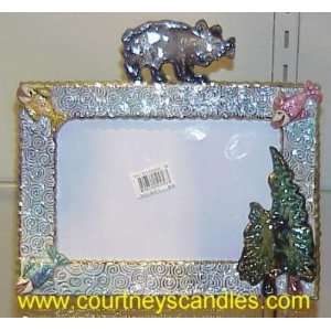  Black Bear Picture Frame   Clayworks & Blue Sky