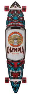 Santa Cruz Cruzer Olympia Beer Pintail Longboard 43.5  