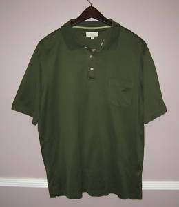 Mens CHRISTIAN BERG Olive Polo Shirt Size XL  