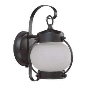 Nuvo Lighting 60/3943 One Light Onion Wall Lantern with Frosted Glass 