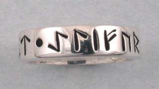 Norse Love Spell RUNE Ring ALL MY LOVE FOREVER, band  