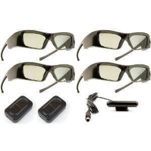   3D Glasses. Includes IR Emitter. Rechargeable. MULTI PACK