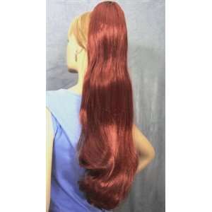 XLong Clip On SENSUOUS Hairpiece Wig #130 COPPER RED by FOREVER YOUNG