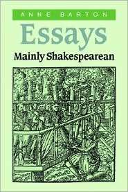   Shakespearean, (0521404444), Anne Barton, Textbooks   