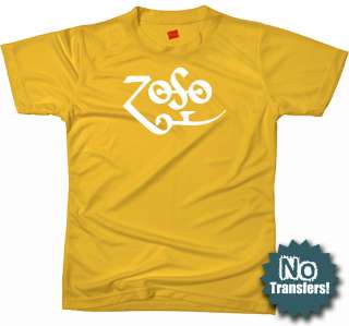 Zoso Jimmy Symbol Zeppelin Rock Retro Music New T shirt  