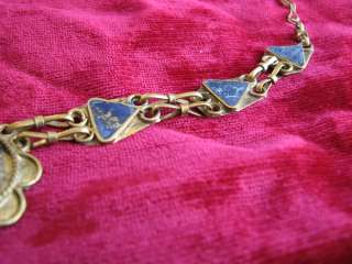 old ISLAMIC ARABIC muslims jewelry necklace lapis lazuli  