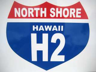 Hawaiian Road Metal Sign 10x14 ~ H2 INTERSTATE HAWAII  
