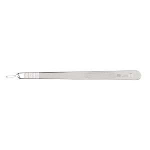 Knife Handle no. 3LA, angled tip, for deep surgery, fitting surgical 