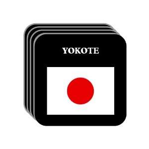 Japan   YOKOTE Set of 4 Mini Mousepad Coasters