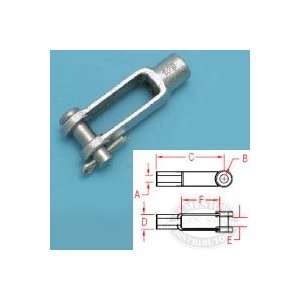 Suncor 316 NM SS Yoke End Unthreaded S0113 U010 3/8 inch  