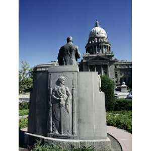  W. A. Coughanor Monument Outside Idaho Capitol, Boise 