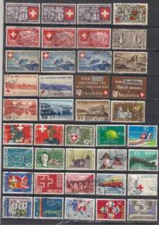 Switzerland nice lot 60 old stamps  