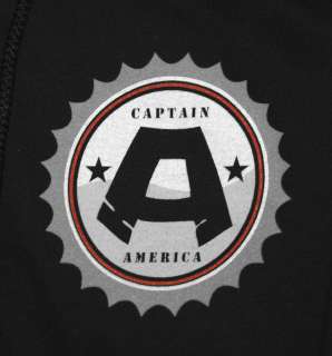 Captain America Marvel Comics Upholding Justice Zip Up Hoodie  