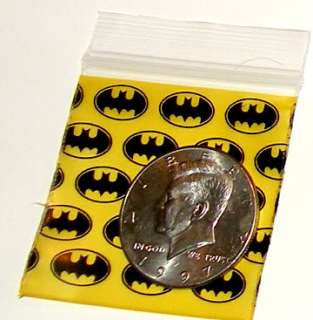 200 Batman Baggies 2020 Small Ziplock Bags 2 x 2 in. Apple® Brand 2.5 