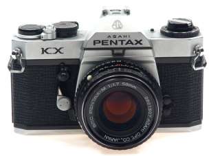 PENTAX KX CAMERA SLR 11.7 SMC 50mm PENTAX M LENS NICE  