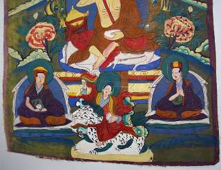 Thangka (tanka, ou tangka) Peinture de divinité réalisée suivant 
