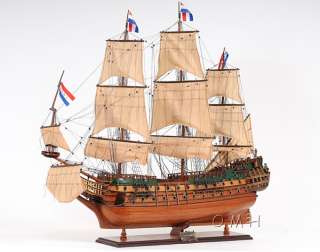 The model measures 37 long from bow to stern. Its a beautiful ship 