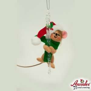  Annalee 3 Icicle Mouse   Amber Ornament