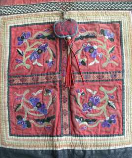 Chinese Minority People old Embroidery baby carrier  