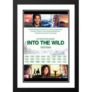  Into The Wild 20x26 Framed and Double Matted Movie Poster 