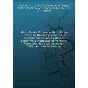  Paulo. O livro de Marco Paulo   O livro de Nicolao Veneto   Carta 