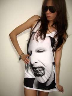 Marilyn Manson Rock Metal Artist Pop Tank Top M  
